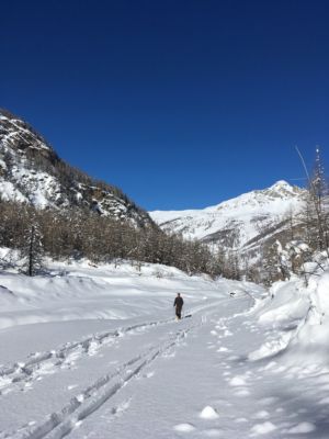 En raquettes depuis l'Echalp