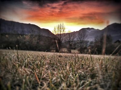 La vallée du Guil depuis la Font d'Eygliers