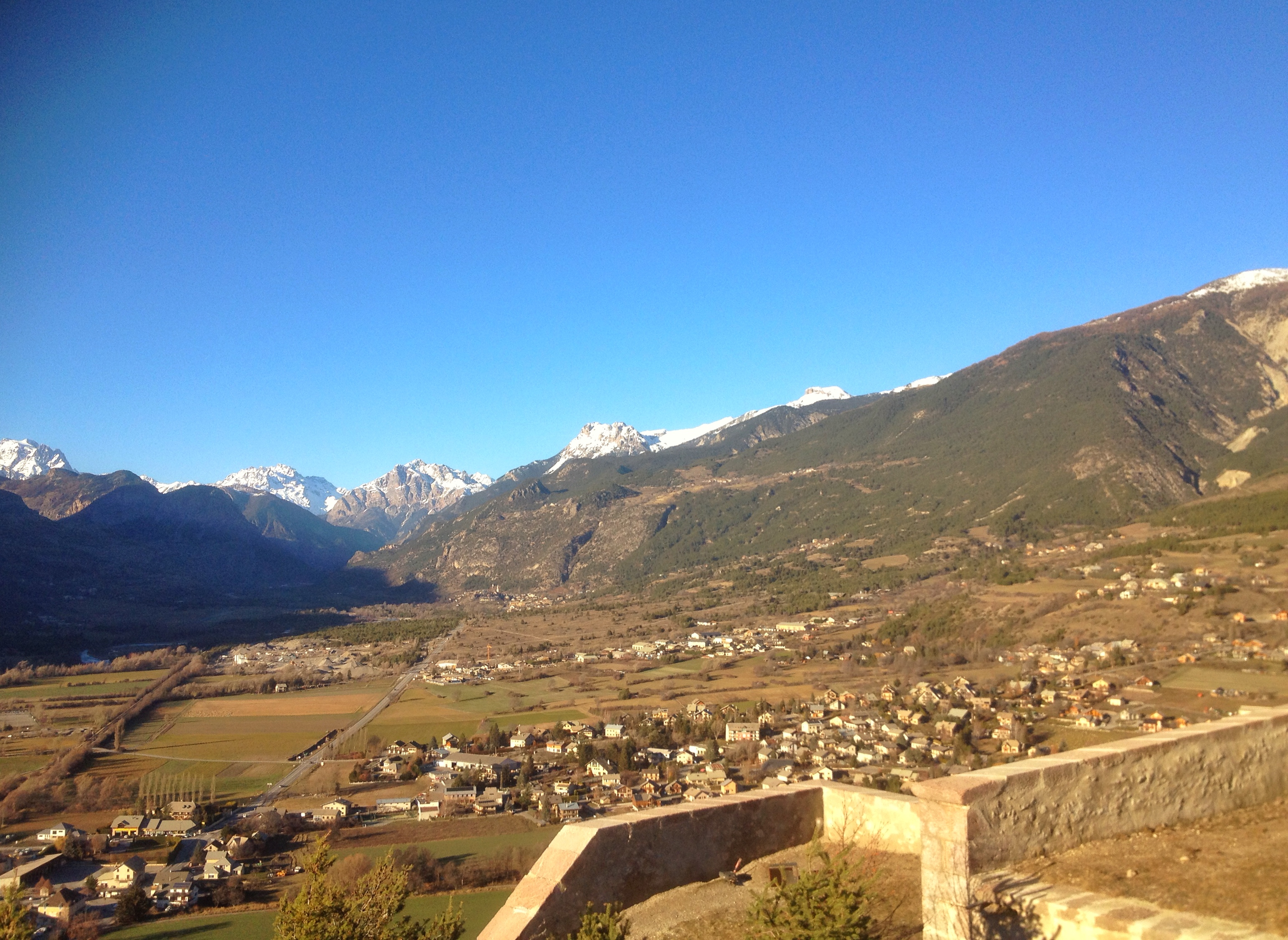 Vue sur la vallée de la Durance