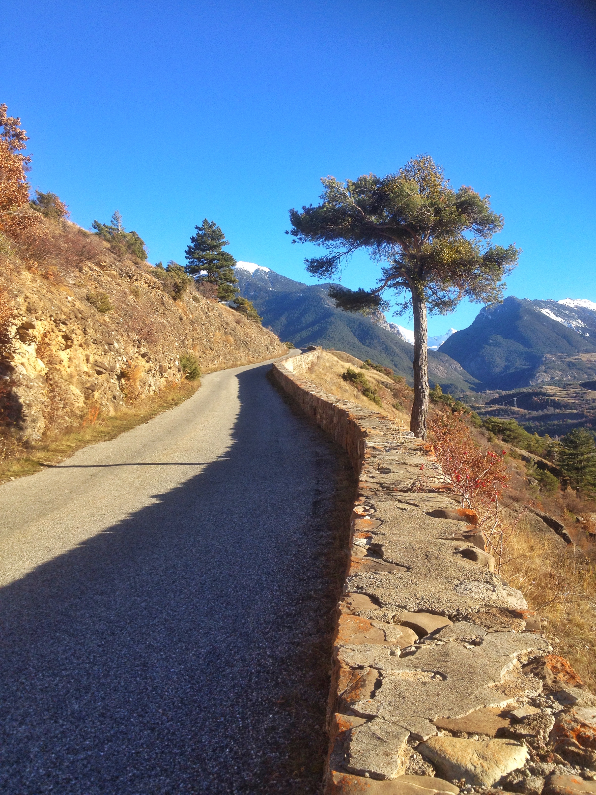 Sur la montée depuis Saint Guillaume vers la porte d'Embrun