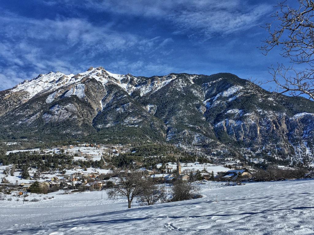 Eygliers et le Catinat en hiver