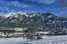 Eygliers et le Catinat en hiver