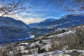 Vallée du Guil en hiver