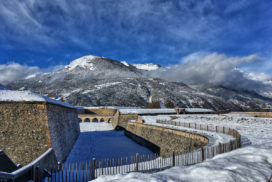 Mont Dauphin en hiver