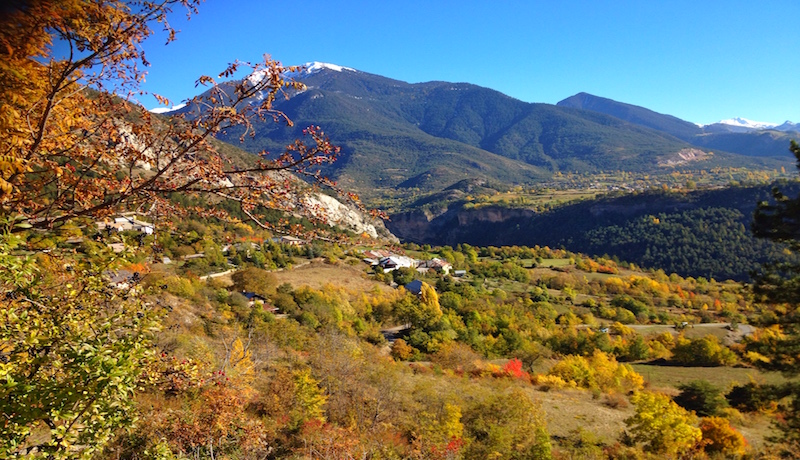 Chambre d'hôte automne Hautes Alpes